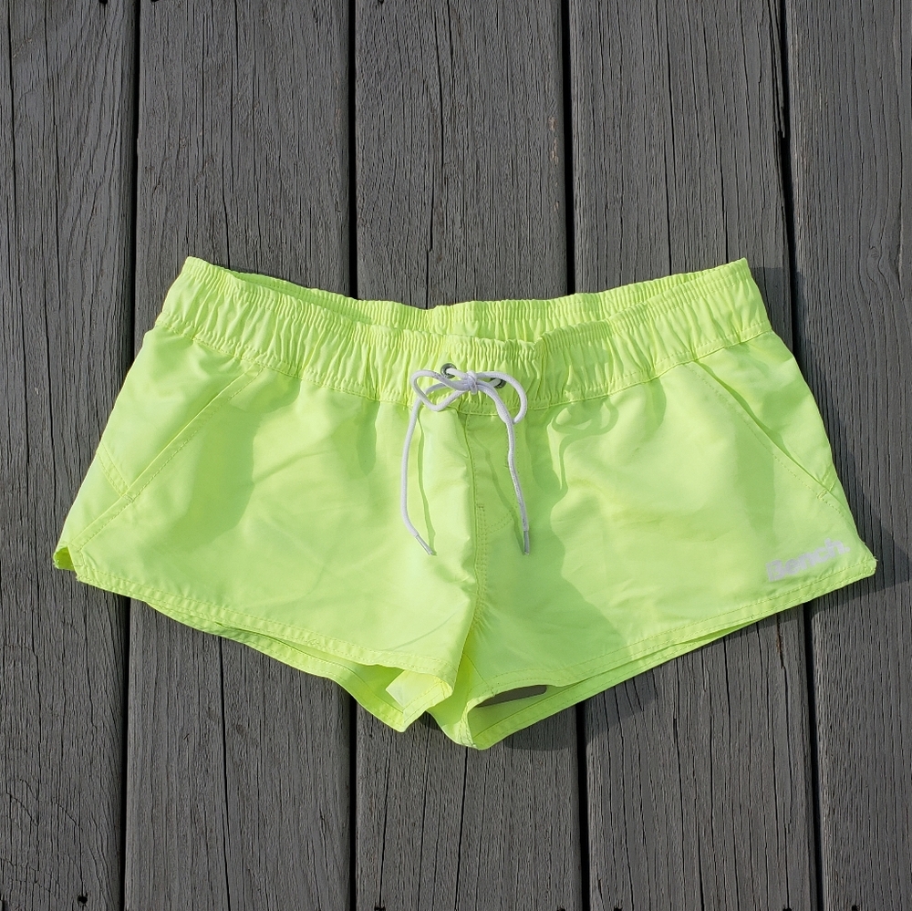 BENCH Neon Swim Shorts Size Small